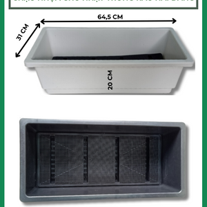 Chậu dài chậu nhựa trồng rau sạch Hải Đăng