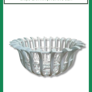 Chậu lan nhựa dáng sen