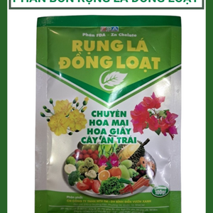 Chelate giúp rụng lá đồng loạt - Chuyên Hoa Mai, Hoa Giấy, cây ăn trái