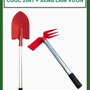 Dụng cụ làm vườn cuốc, xẻng nhọn