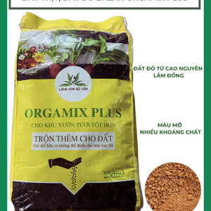 Đất thịt, đất đỏ Bazan Orgamix Plus - tơi xốp giàu dinh dưỡng