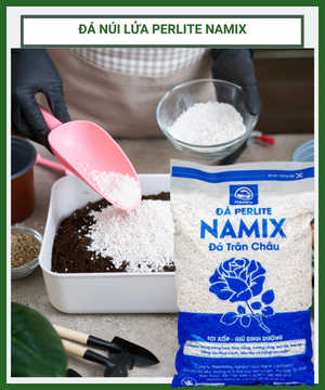 Đá khoáng núi lửa Perlite - đá trân châu Namix