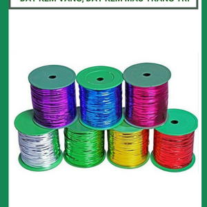 Dây kẽm kim tuyến, dây kẽm màu trang trí, uốn cây 250g