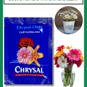 Dưỡng hoa lâu tàn Chrysal Clear gói 5gr