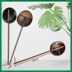 Gáo dừa cán dài - Múc nước, tưới cây, trang trí bóng đẹp mộc mạc