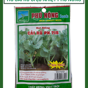 Hạt giống cải rổ chịu nhiệt Phú Nông 715