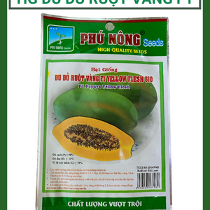 Hạt giống đu đủ ruột vàng Phú Nông 610