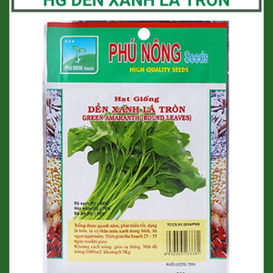 Hạt giống rau dền xanh lá tròn Phú Nông