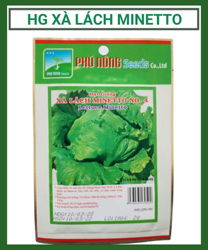 Hạt giống xà lách MINETTO Phú Nông