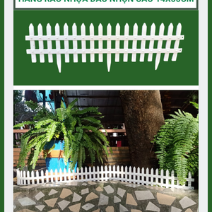 Hàng rào nhựa mini 14x55cm - Hàng rào trang trí