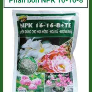 NPK 16-16-8+TE chuyên cho Hoa Hồng, Hoa Sứ, Xương Rồng