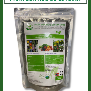 Phân bón hữu cơ Gia Đình cho hoa - rau củ quả