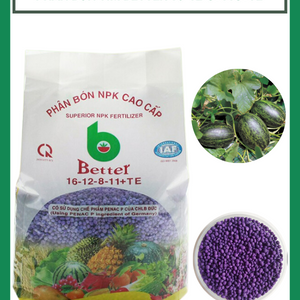 Phân Bón NPK Better Tím 16-12-8+11S+TE Dùng Cho Mọi Loại Cây Trồng