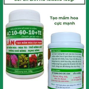 Phân bón Super lân AC 10.60.10 100gr