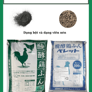 Phân gà hữu cơ Nhật Bản Bao 15kg