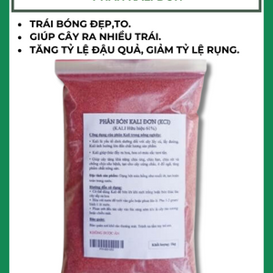 Phân Kali Clorua - gói 1kg