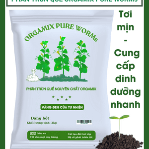 Phân Trùn Quế ORGAMIX PURE WORMs (Dạng bột)