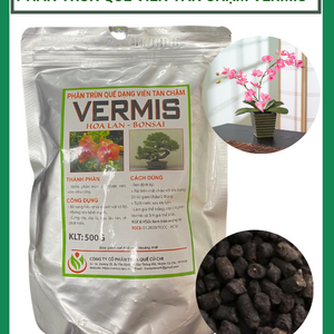 Phân trùn quế tan chậm bón gốc Vermis cho lan, bonsai