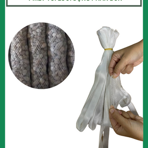 Túi lưới đựng phân tan chậm, phân dê cho lan