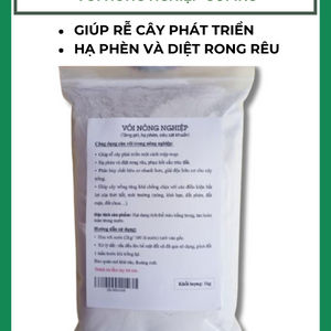 Vôi bột nông nghiệp (gói 1kg)