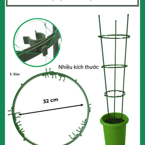 Vòng giữ thân-Vòng tròn Daim làm khung trồng cây