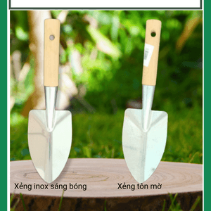 Xẻng làm vườn cầm tay - Xẻng inox 304 - Xẻng tôn